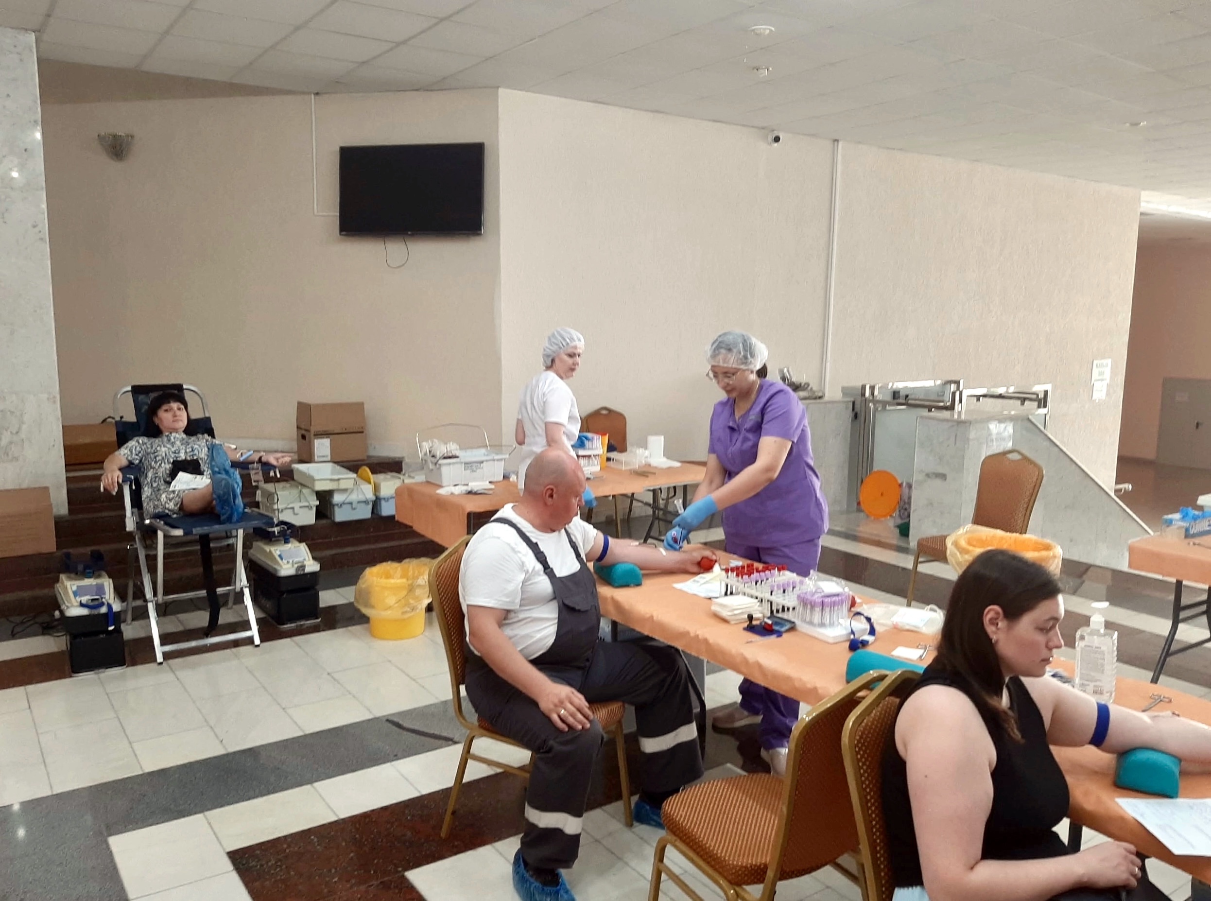 Сотрудники Курской АЭС и жители Курчатова присоединились к традиционной донорской акции 