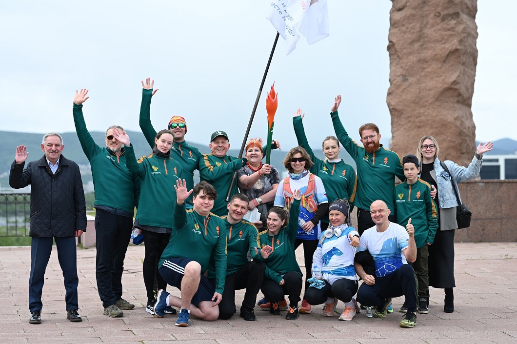 В Красноярске состоялась эстафета факела «Огонь жизни»