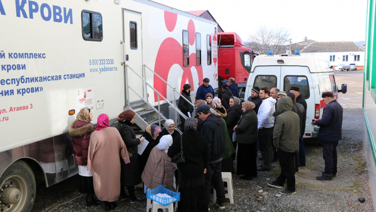 В Казбековском районе Дагестана проходит акция «Сдай кровь – спаси жизнь»