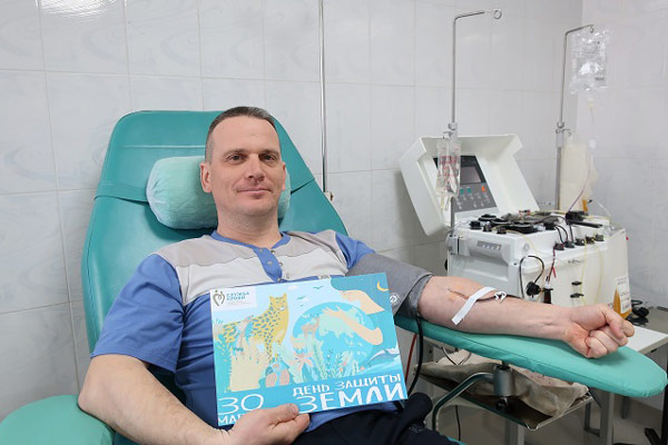 Кадровые доноры Тамбовской области поддержали День защиты Земли