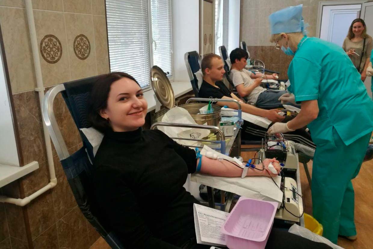 В петербургской поликлинике прошел праздник в честь Дня донора