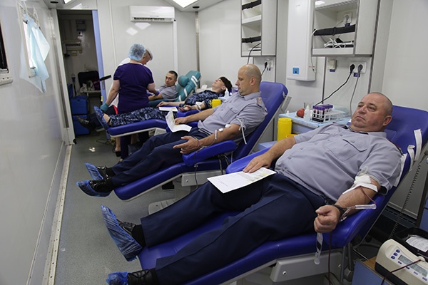 Более 150 сотрудников брянского УФСИН приняли участие в донорской акции 