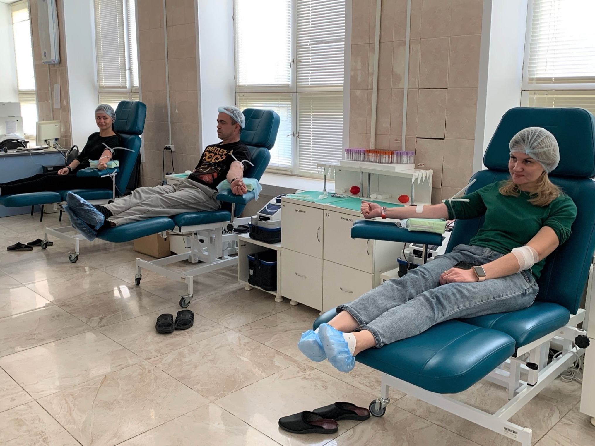 Сотрудники «Энергосбыт Волга» во Владимире приняли участие в донорской акции