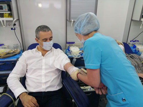 В самарской компании «ЭкоСтройРесурс» прошел День донора