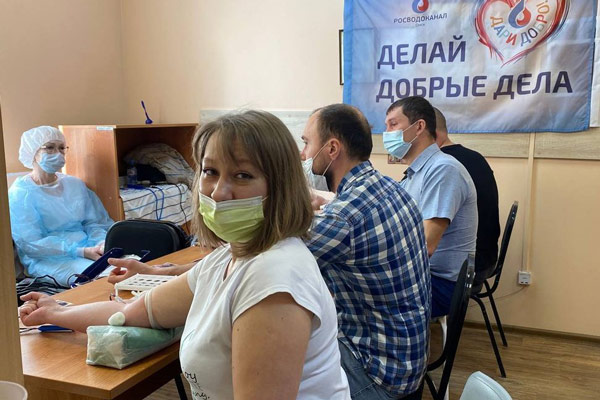 Сотрудники «Росводоканал Омск» в пятый раз поучаствовали в Дне донора