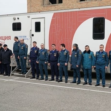 Состоялась акция в преддверии празднования Дня спасателя в центре МЧС по РД!