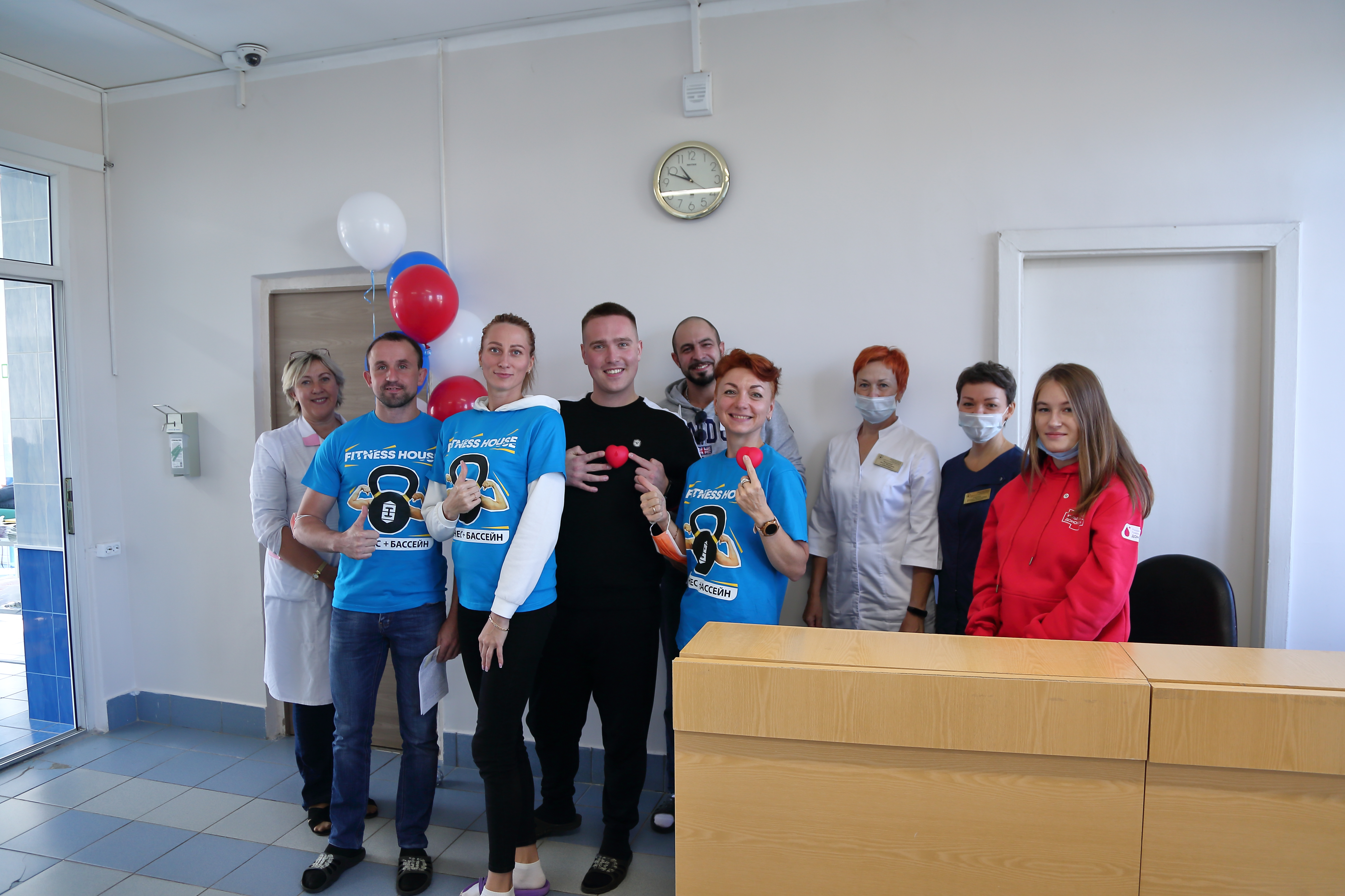 Донорская акция фитнесс клуба "Fitness House (фитнес + бассейн)", 17 сентября 2022 года.