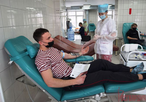 В Томской области сотрудники Росгвардии пополнили банк крови