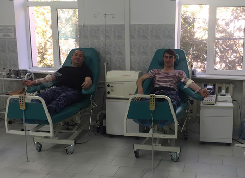 Росгвардейцы Ингушетии приняли участие в донорской акции