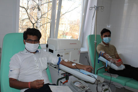 В канун Дня народного единства в Саранске иностранные студенты отдали кровь нуждающимся