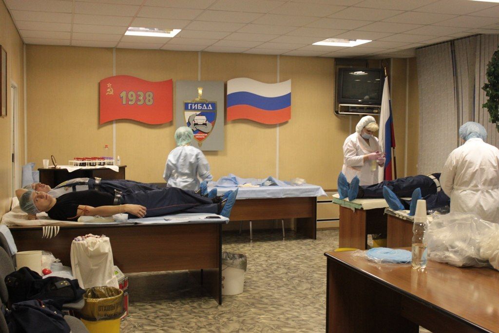 В Управлении ГИБДД по Мурманской области прошел День донора