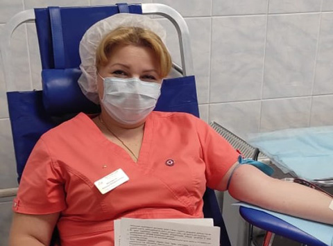 Сотрудники 13-ой городской больницы Москвы приняли участие в Дне донора