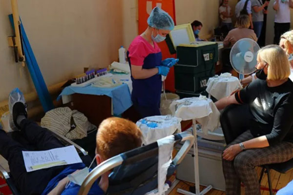 Традиционная донорская акция предприятия «Т Плюс» «Мы с тобой одной крови» прошла в Ижевске