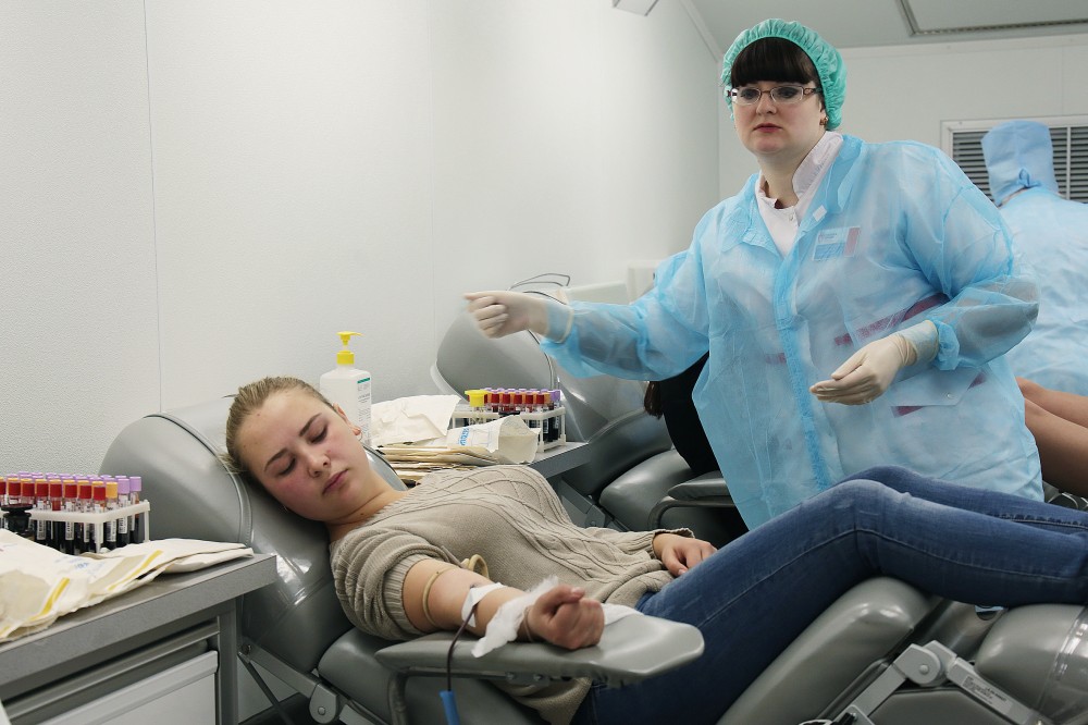 Студенты Орловского государственного университета стали донорами