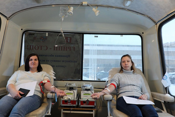 На «Петрозаводскмаше» в Карелии состоялся первый в этом году День донора