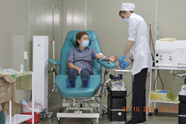 Сотрудники Роспотребнадзора в Горно-Алтайске провели очередную донорскую акцию