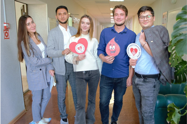 Молодые нефтяники Нефтеюганского филиала «Буровой компании «Евразия» присоединились к донорству 