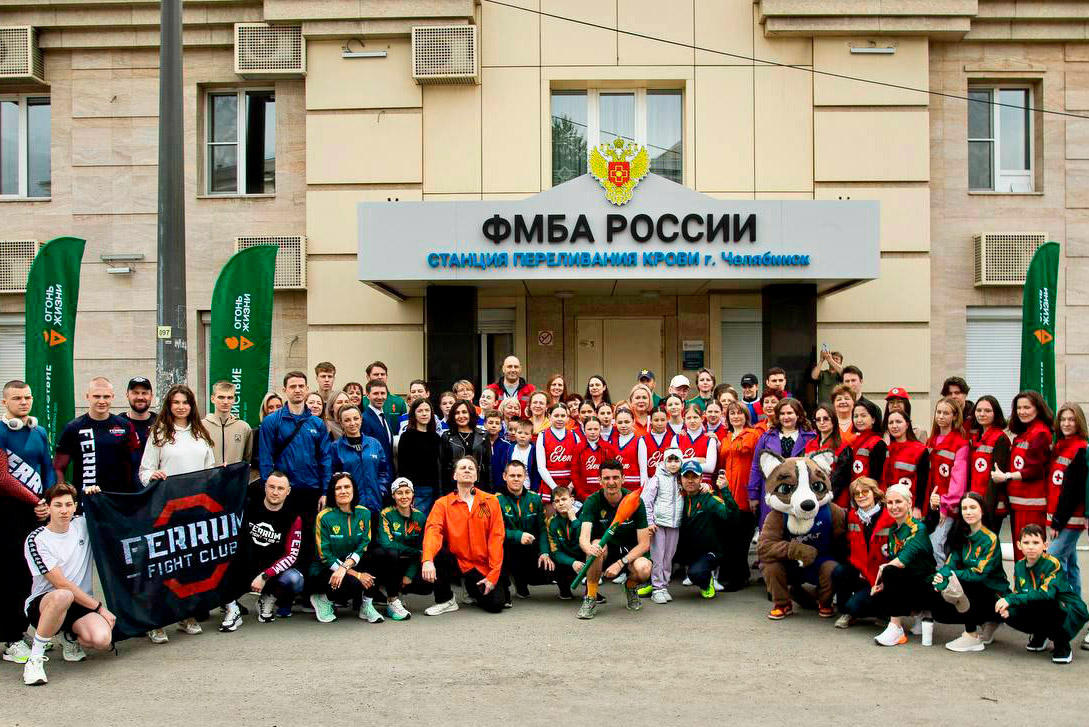 Завершился первый этап Всероссийской эстафеты факела  «Огонь жизни»