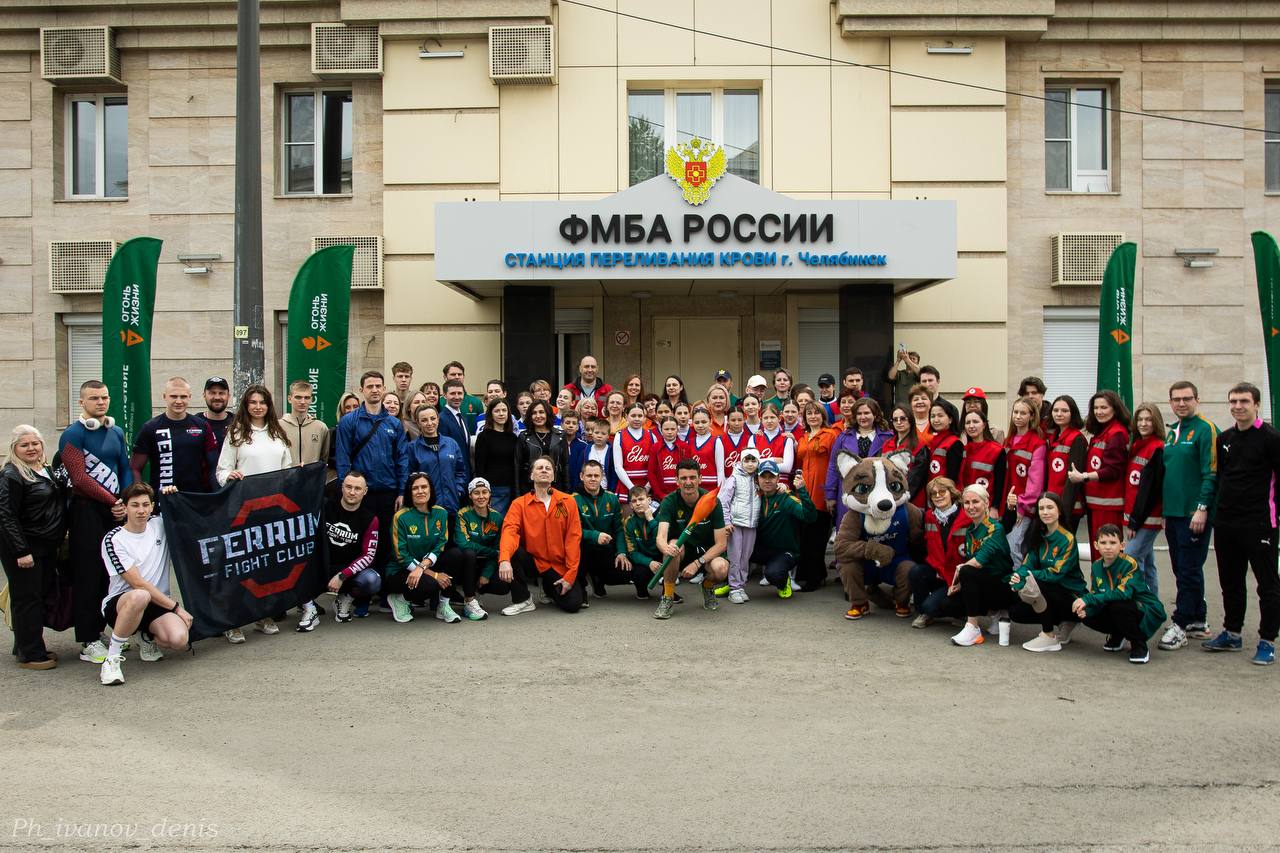 В Челябинской области участники эстафеты «Огонь жизни» пробежали 80 км к 80-летию Победы