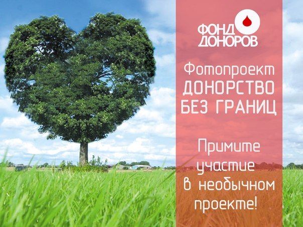 Фонд доноров объявляет о старте фотопроекта «Донорство без границ»