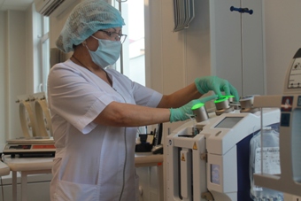 В Центре крови введено в эксплуатацию новое оборудование