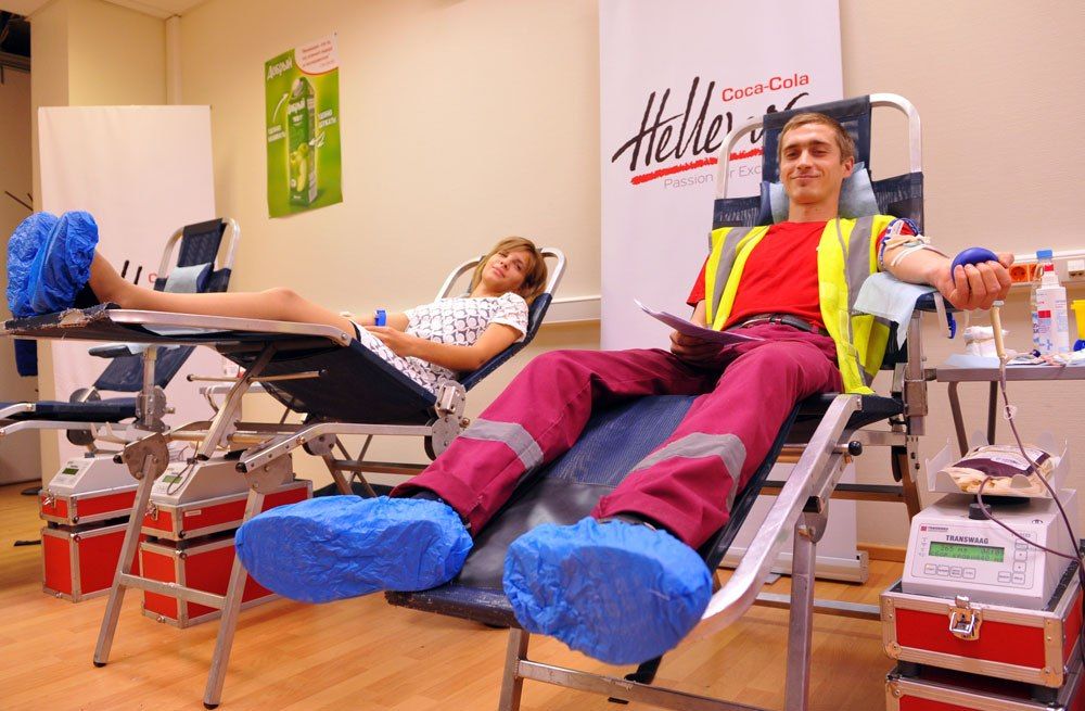 10-я благотворительная акция «День донора» на московском заводе компании Coca-Cola Hellenic