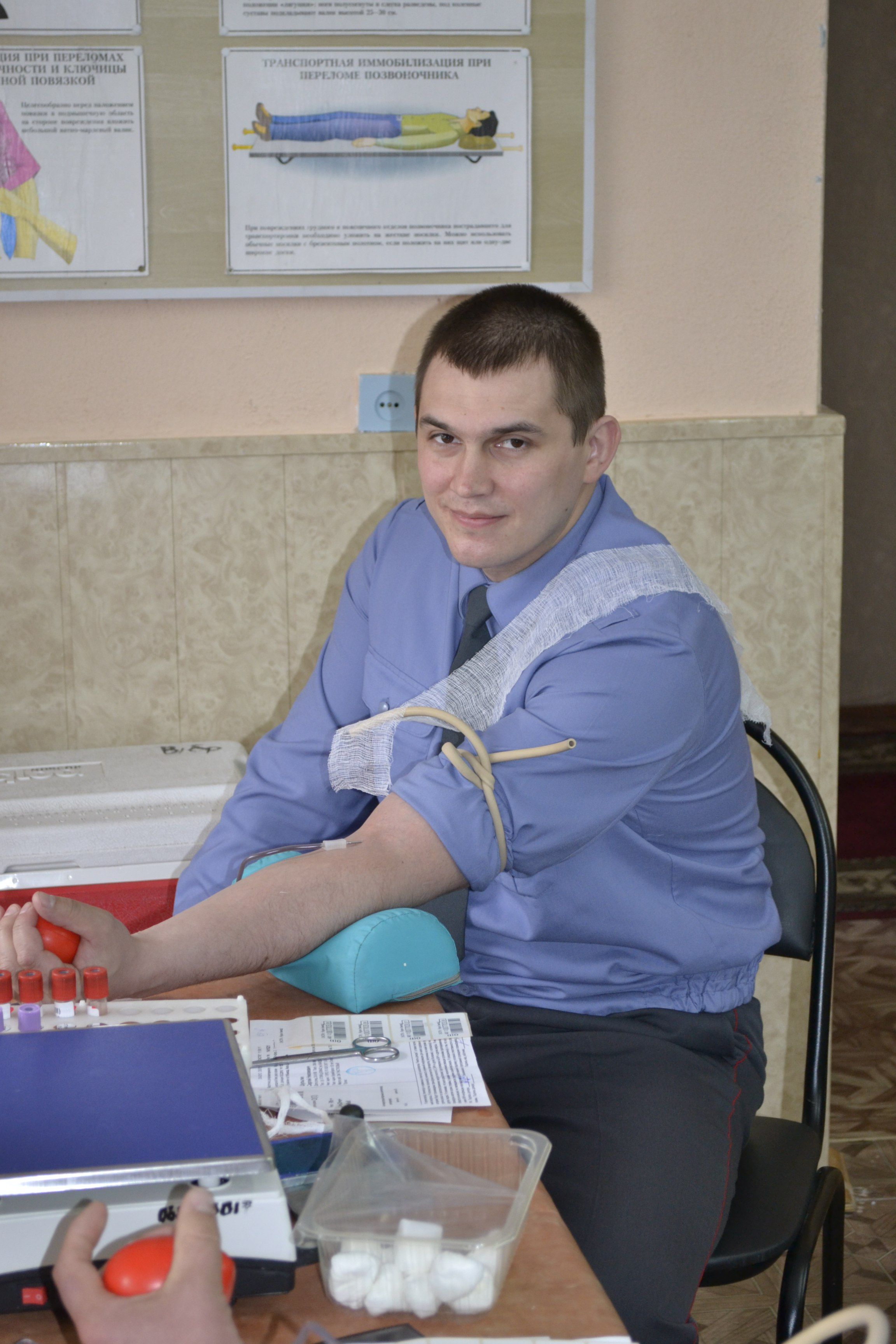 День донора в ЦПП УМВД России по Курской области