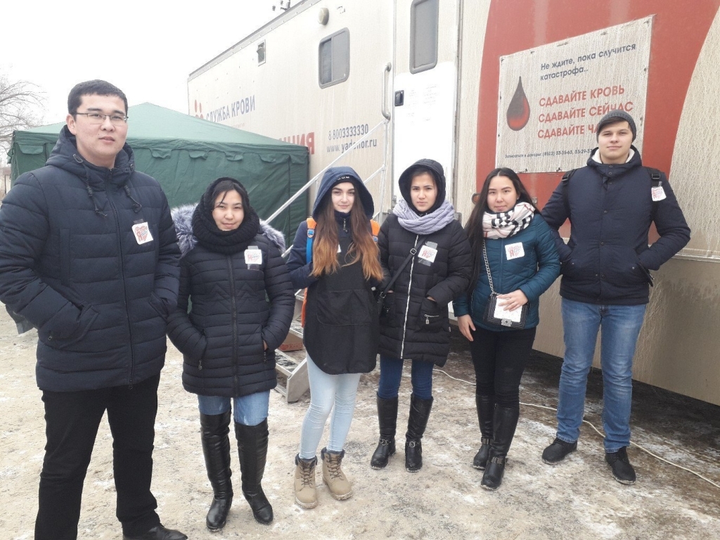 Молодежь Красноярского района провела акцию в поддержку донорства