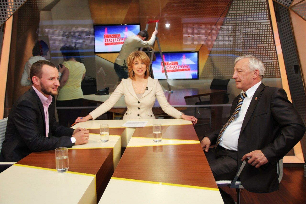 Петербуржцы сдали кровь в прямом эфире