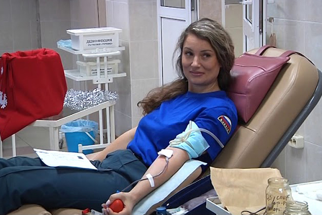 Более 20 литров крови сдали спасатели Биробиджана