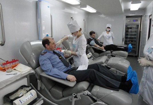 В Управлении МВД России по Тамбовской области прошёл День донора