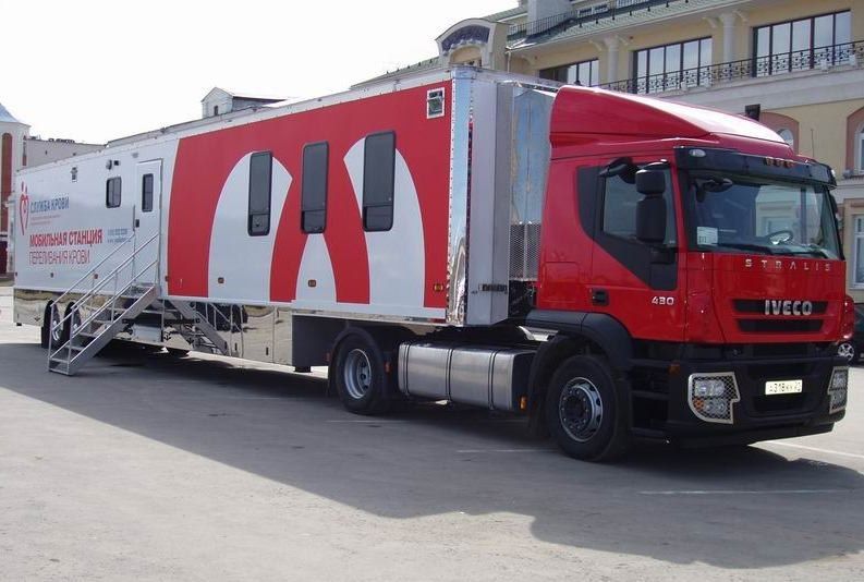 В Чечню доставлен первый мобильный комплекс заготовки крови 