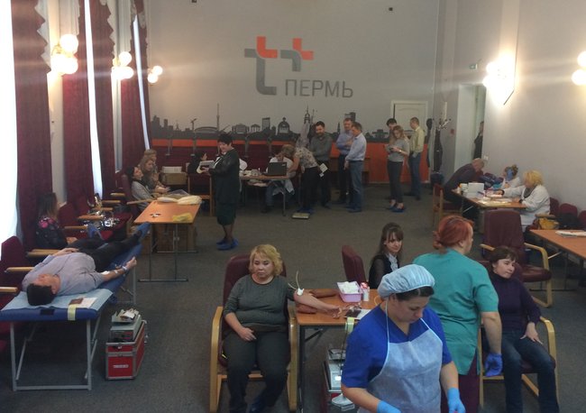Прикамские энергетики приняли участие в донорской акции