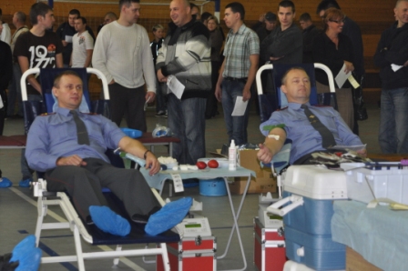 Сотрудники московской вневедомственной охраны стали донорами