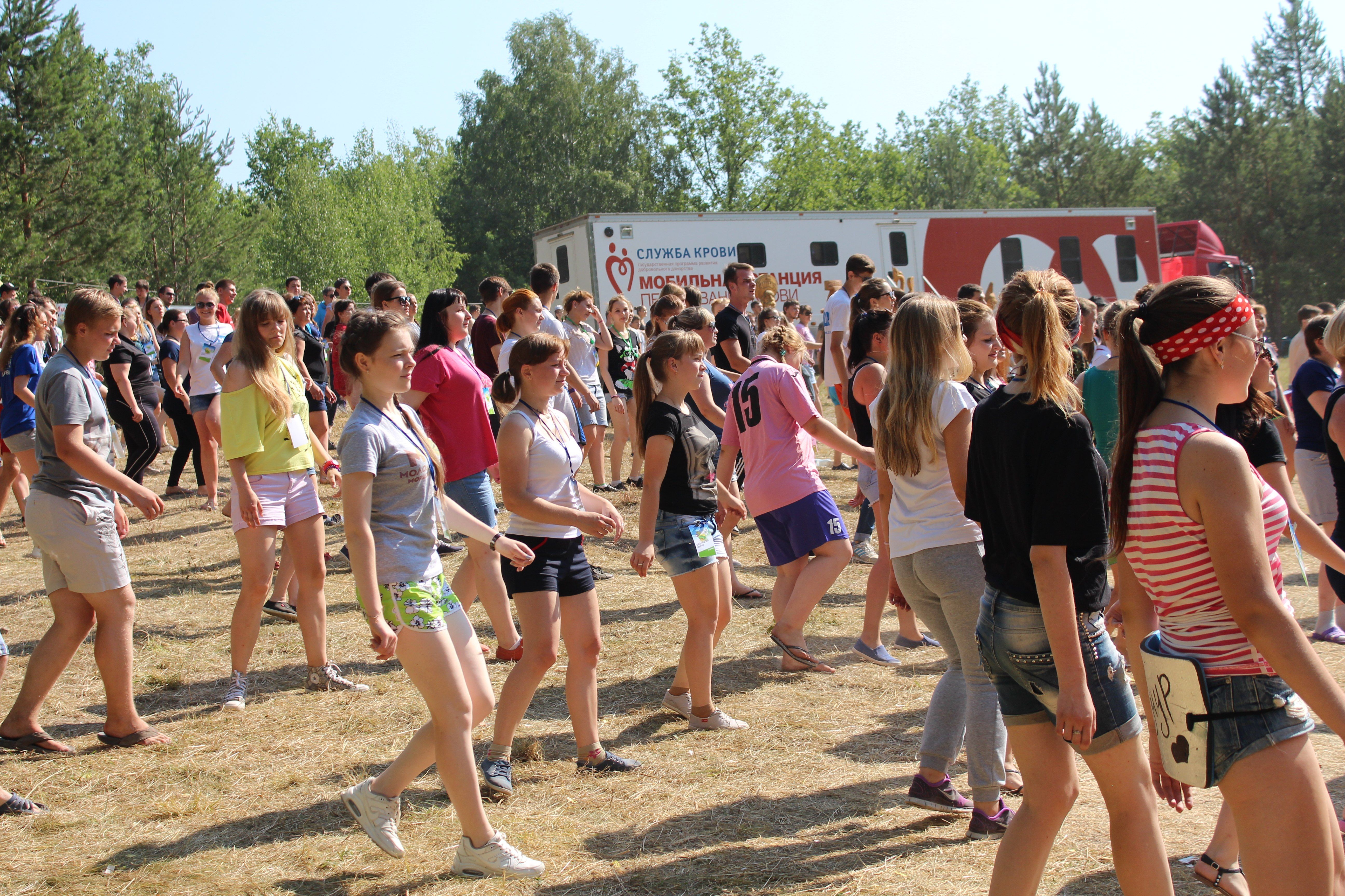  На Молодёжном форуме «Инерка-2015»  провели донорскую акцию «Кровные узы»