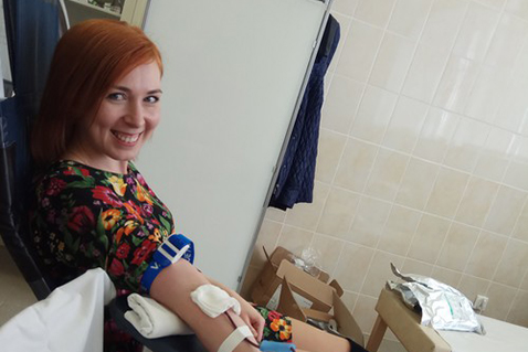 Сотрудники «ЕвроХима» сдали кровь без отрыва от производства