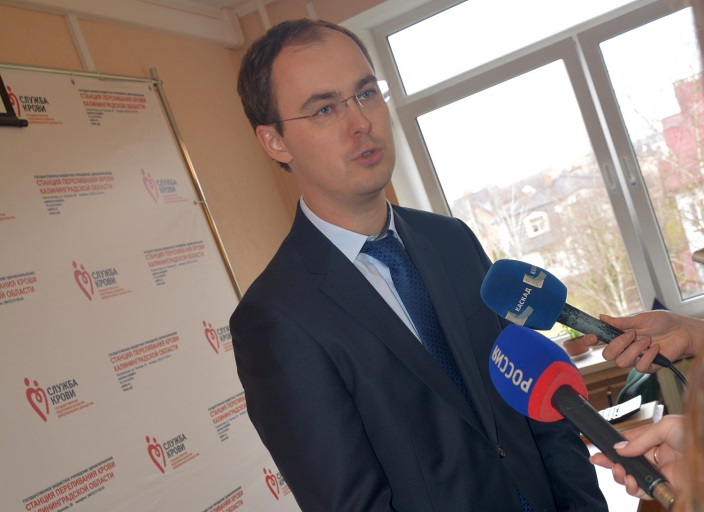 Министр здравоохранения Калининградской области посетил Станцию переливания крови