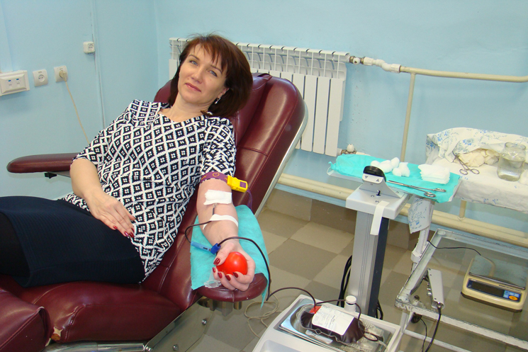 Донорская акция на комбикормовом заводе