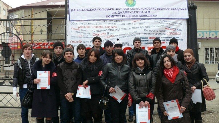 Около 65 литров крови было заготовлено в ходе акции "День донорского совершеннолетия" в Махачкале