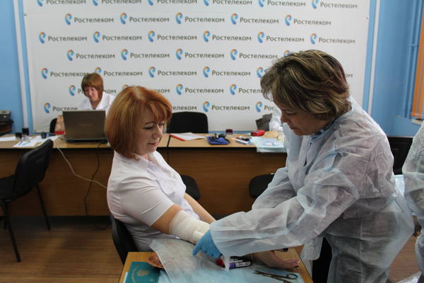 Магаданские связисты поделились своей кровью 