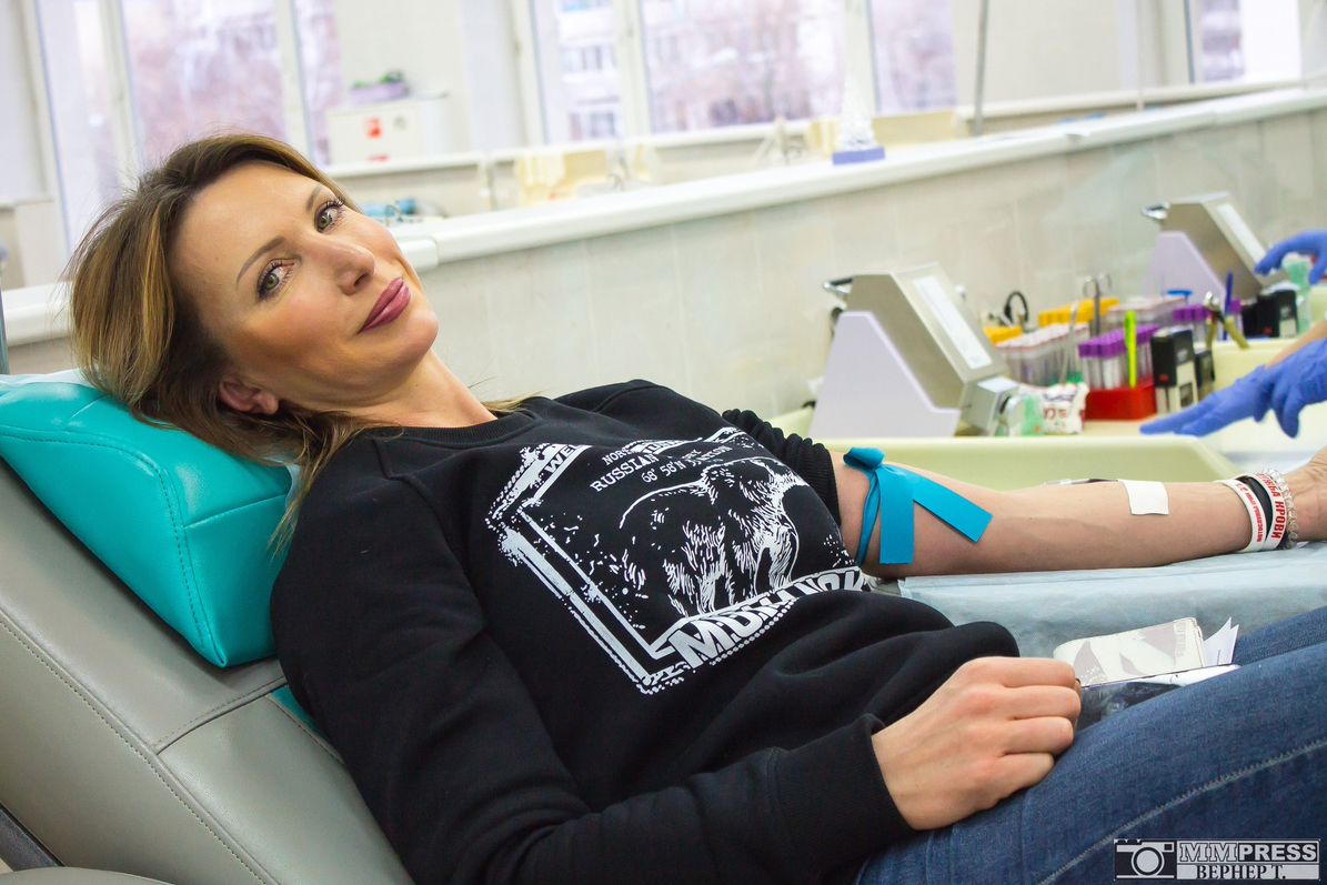 Донорская акция Мотослужбы крови