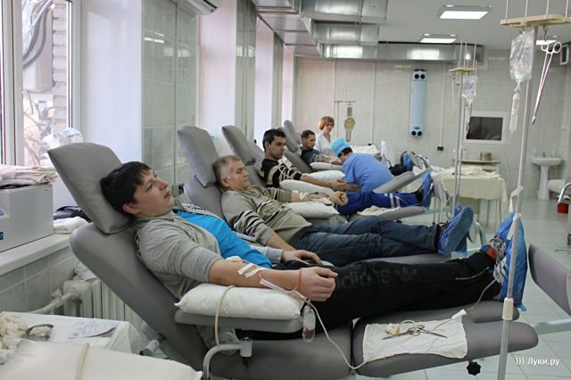 Служба крови нашего города 