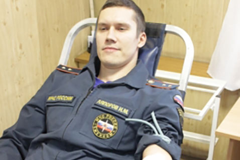 В Пензе спасатели поделились своей кровью
