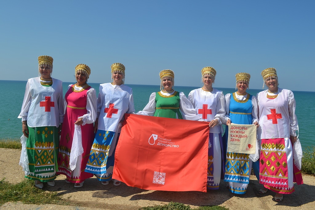 Концертная программа на берегу Черного моря в пос. Николаевка.