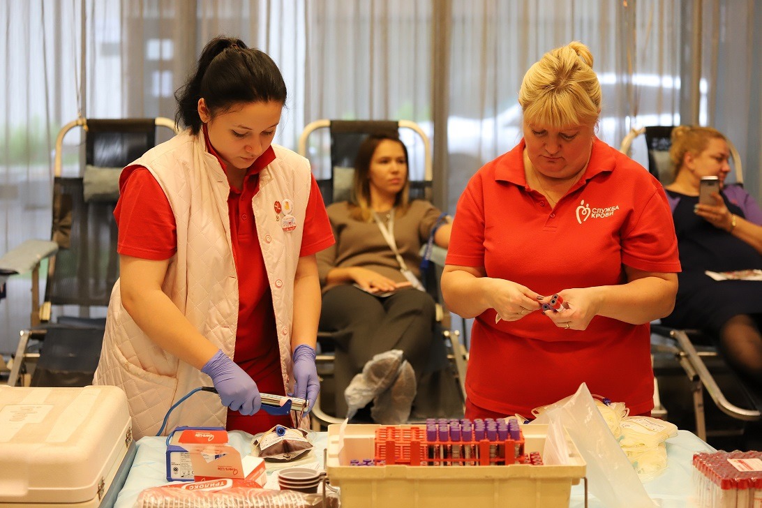 Доноры РусГидро сдали 200 литров крови в 2018 году