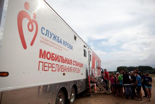 Дни донора на Всероссийском образовательном Форуме «Селигер-2013»