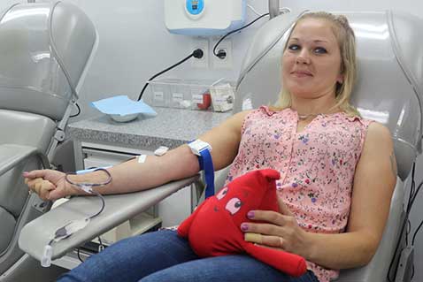 Сотрудники завода «Прогресс» сдали кровь для тамбовских больниц