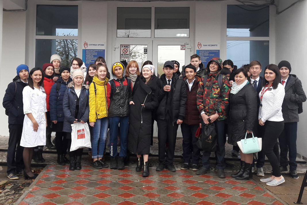 В Башкортостане будущих доноров воспитывают со школы