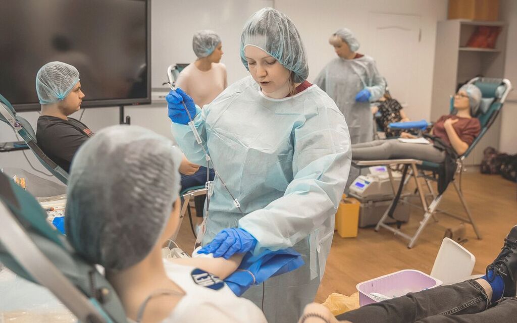 Донорская акция в Университете Правительства Москвы