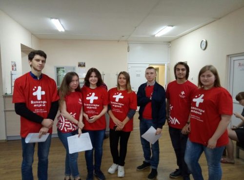 Волонтеры-медики помогли в проведении картирования доноров на станции переливания крови